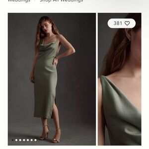 BHLDN August Satin dress.